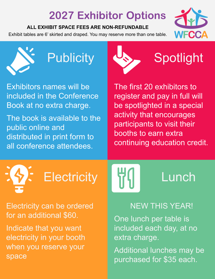 Exhibitor opportunities