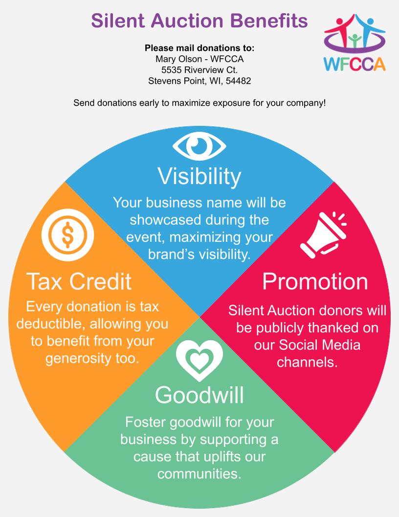Silent Auction Donation Benefits