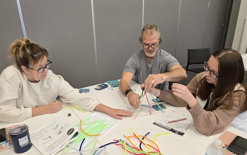 WFCCA members connecting at an event